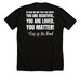 Birthday AFSP Fundraiser 2026, a Solid Black Blend Premium Unisex Tee (back-view)