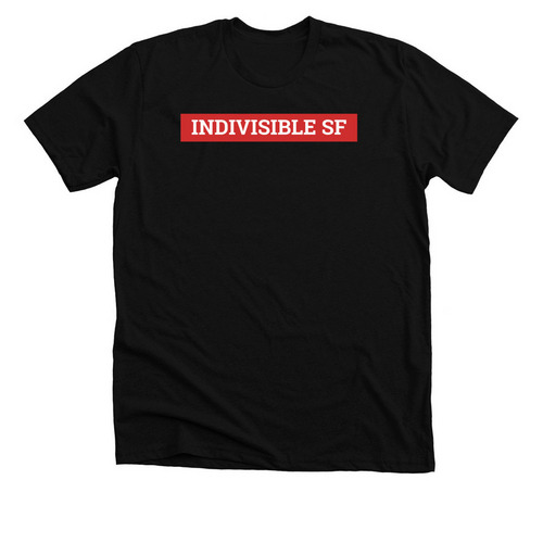 Indivisible SF T-Shirts, a Solid Black Blend Premium Unisex Tee