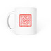This Mug Registers Voters, a White Coffee Mug (back-view)