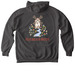 Held by Grace in the unexpected, a Pepper Comfort Colors Pullover Hoodie (back-view)