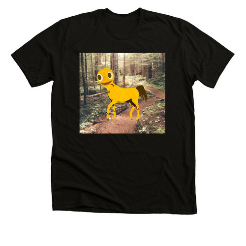 No need to be horse, a Solid Black Blend Premium Unisex Tee