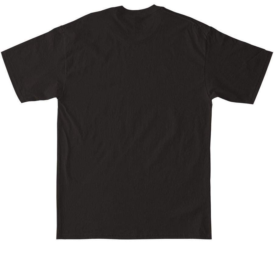 Mini Laurel Helmet, a Black Tall Classic Unisex Tee (back-view)