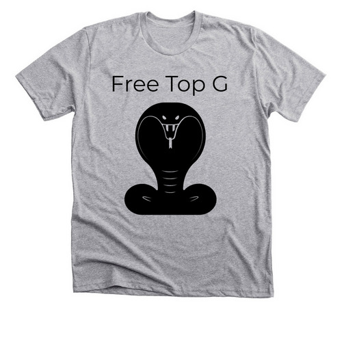 Free Top G!&nbsp;, a Athletic Heather Premium Unisex Tee