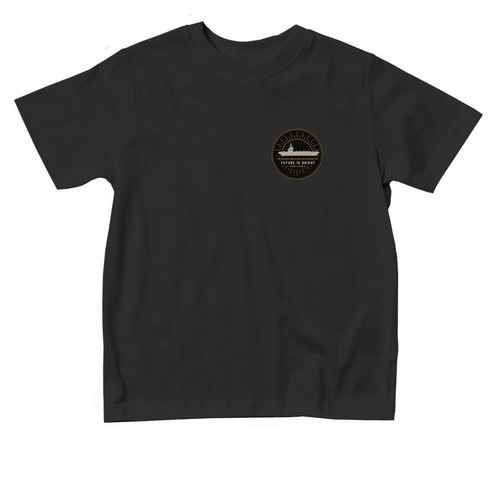 Toddler Future is Bright Deployment 25-26, a Black Toddler Tee
