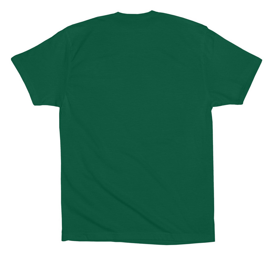 School Psych T-Shirt, a Evergreen Premium Cotton Tee (back-view)