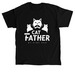 Cat Father&nbsp;, a Black Classic Unisex Tee