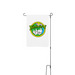 Fernwood Yard Flags, a White 12" x 18" Yard Flag with Stake