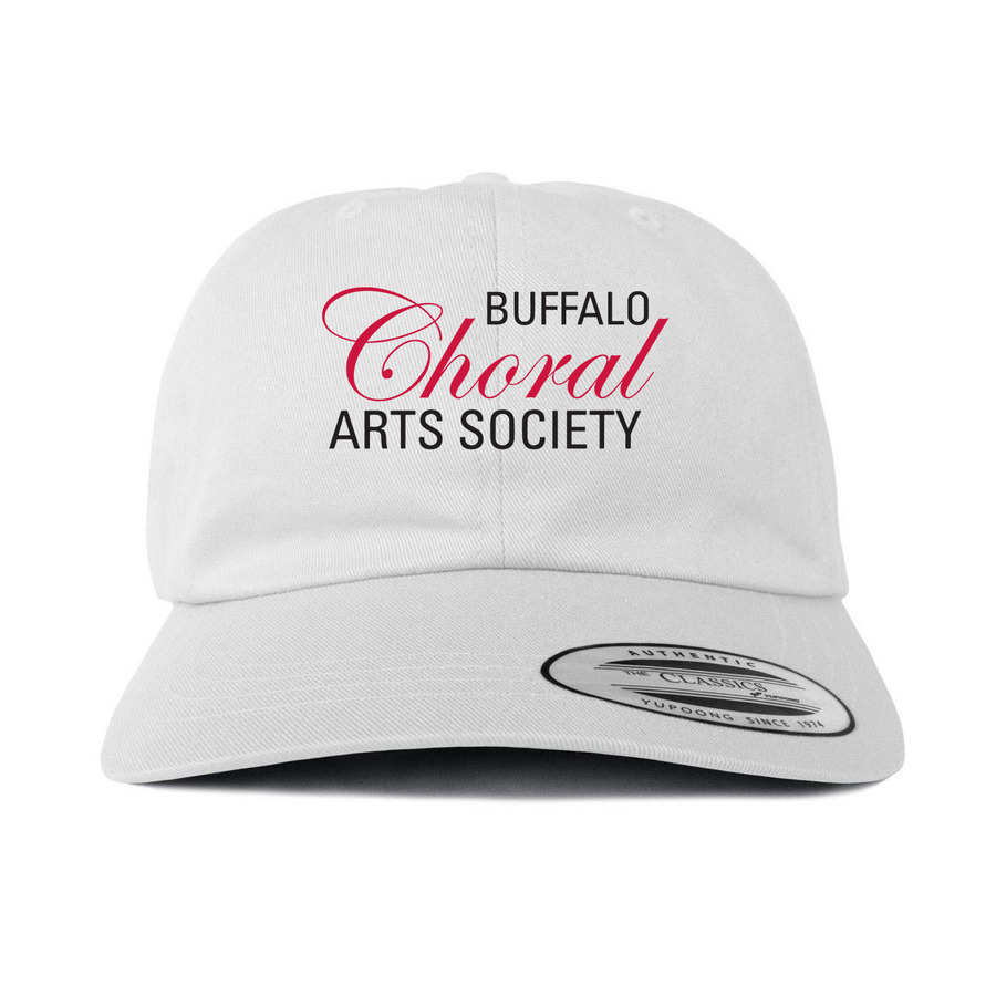 BCAS Classic Logo Hat, a White Printed Classic Baseball Cap