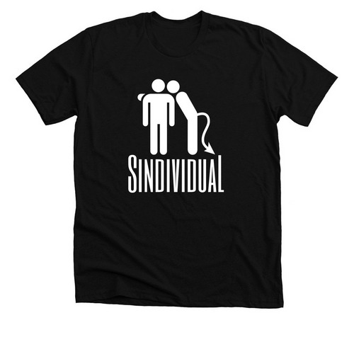 Sindividual Logo #2, a Solid Black Blend Premium Unisex Tee