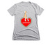 Chanel, Daisies & Hearts, a Dark Heather Grey Women's Slim Fit Tee