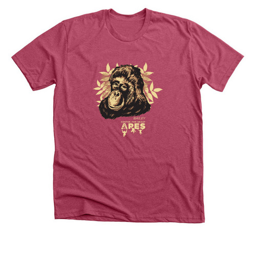 Bailey, a Heather Raspberry Premium Unisex Tee