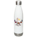 Stainless Steel Water Bottle, a White Stainless Steel Water Bottle