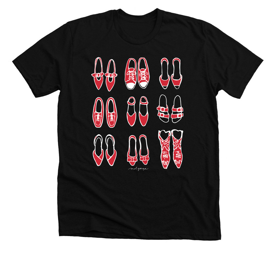 Texas Annual Conference Red Shoes!, a Solid Black Blend Premium Unisex Tee