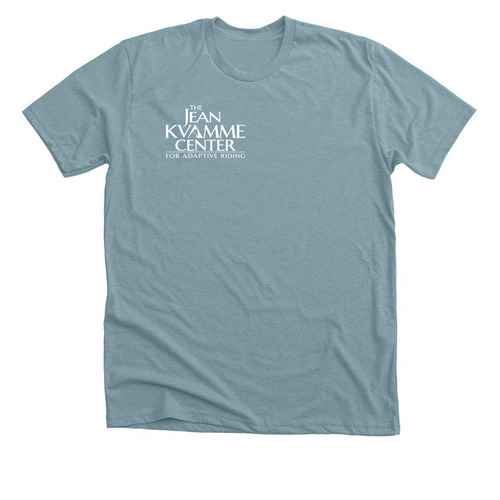 Willow and Louie, a Heather Blue Lagoon Premium Unisex Tee