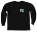 Permanent Change Coaching v2, a Black Comfort Colors Long Sleeve Tee