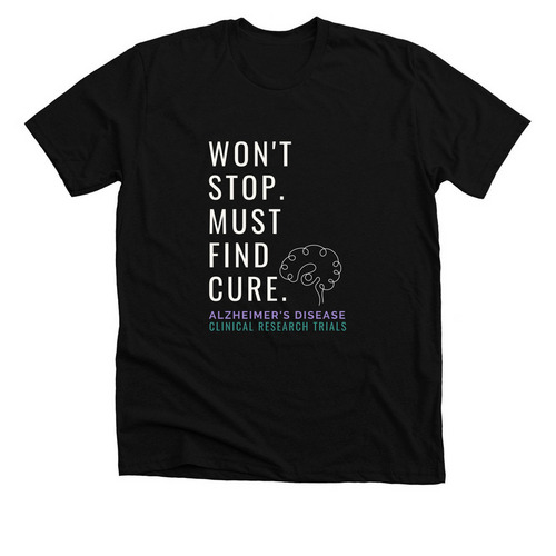 Won't stop. Must find cure., a Solid Black Blend Premium Unisex Tee