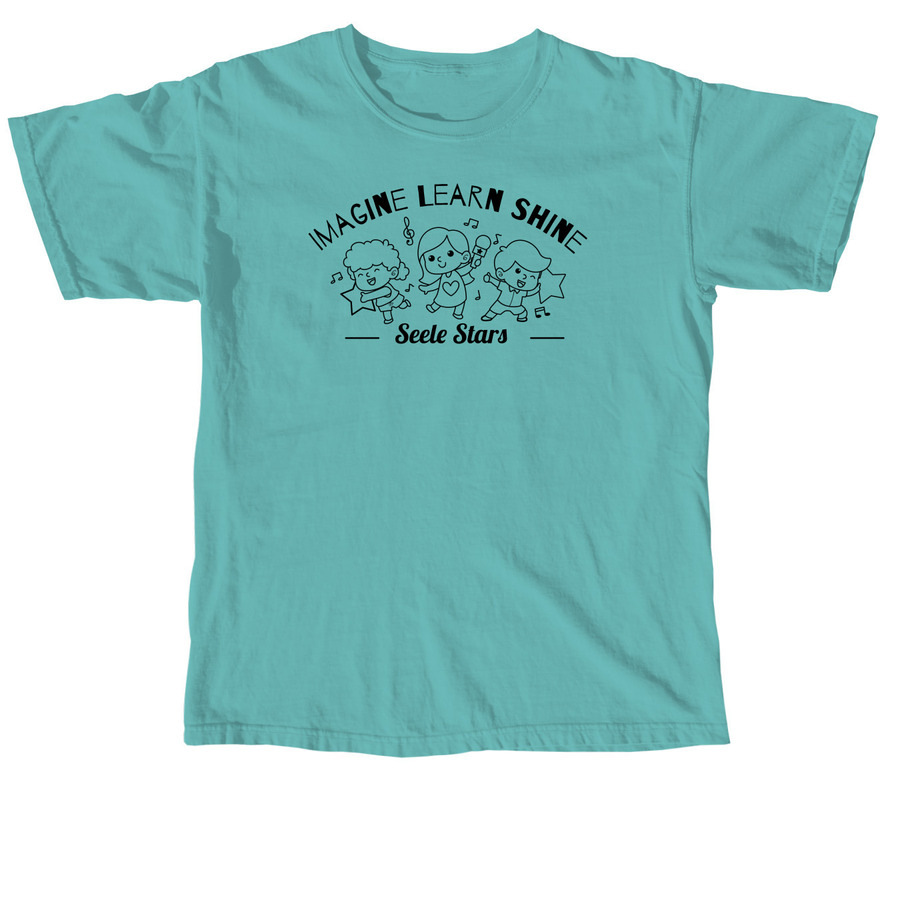 Adult Sized Seele Stars Support Swag, a Seafoam Comfort Colors Unisex Tee