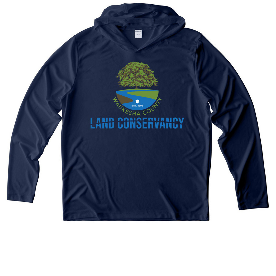 WCLC UV Protection, a True Navy UV Performance Long Sleeve Hoodie