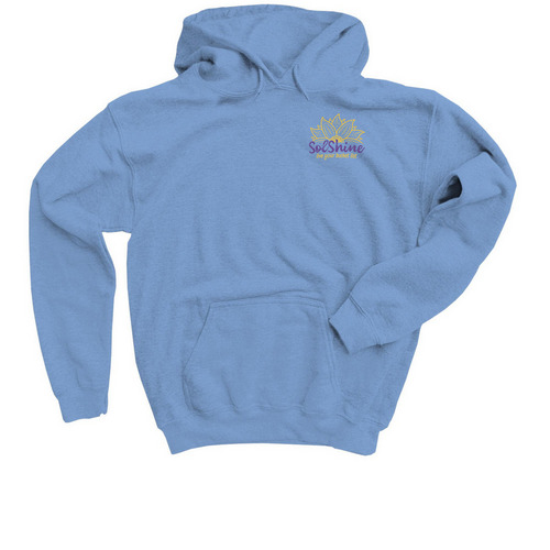 Purple Logo - Sweatshirts, a Carolina Blue Youth Pullover Hoodie