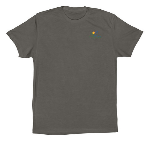 Connect with Nature - Fox, a Asphalt Premium Cotton Tee