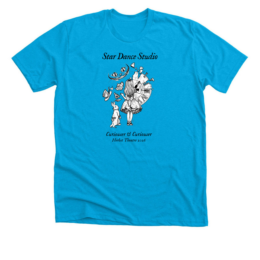 Star Dance Official Merchandise 2026, a Neon Blue Premium Unisex Tee