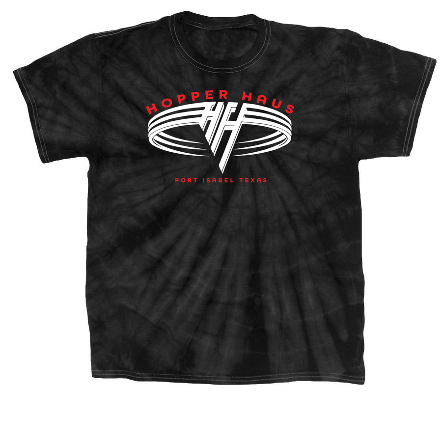 Van Hopper Haus, a Black Classic Tie Dye Tee