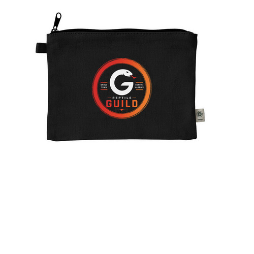 Guild Pouch, a Black 9"x7" Hemp Blend Pouch