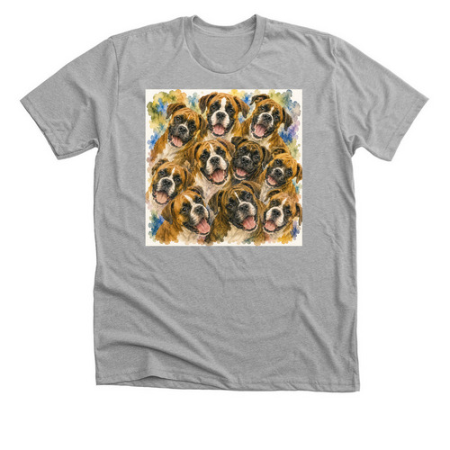 Boxers, a Athletic Heather Premium Unisex Tee