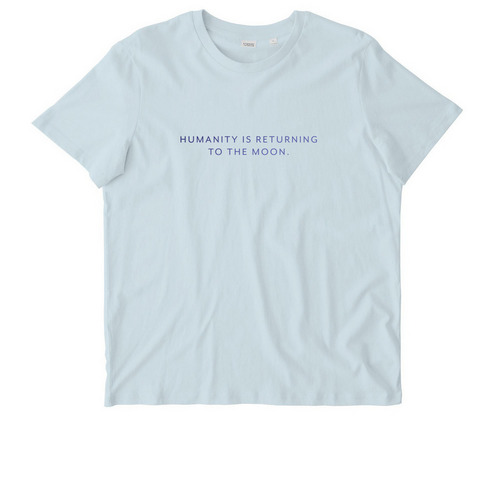 Humanity is Returning - Light Shirts, a Blue Ice Stanley/Stella Unisex Crafter Tee