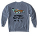 Turbo Terrapin DBS-Tee, a Blue Jean Comfort Colors Crewneck Sweatshirt (back-view)