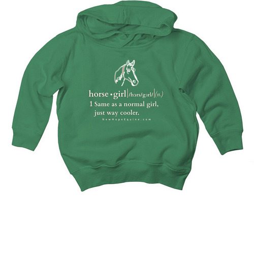 "Horse Girl" Toddler Collection, a Kelly Toddler Pullover Hoodie