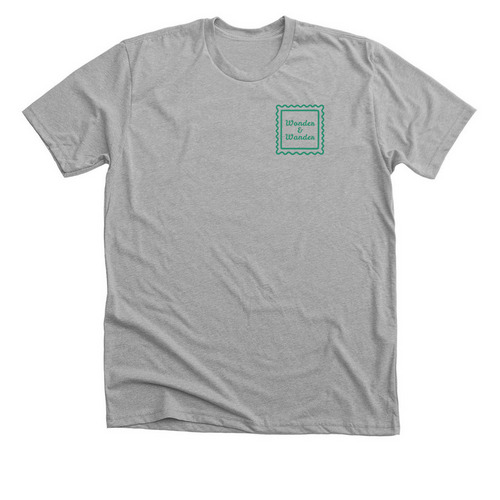 Wonder & Wander, a Athletic Heather Premium Unisex Tee