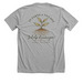 It Takes a Village: Helping Their Dream Grow, a Athletic Heather Premium Unisex Tee (back-view)
