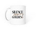 The Wait of Silence - Mugs, a White Coffee Mug (back-view)