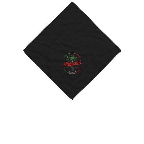 Falco & Maraccini ? Bandanas ??, a Black Cotton Bandana