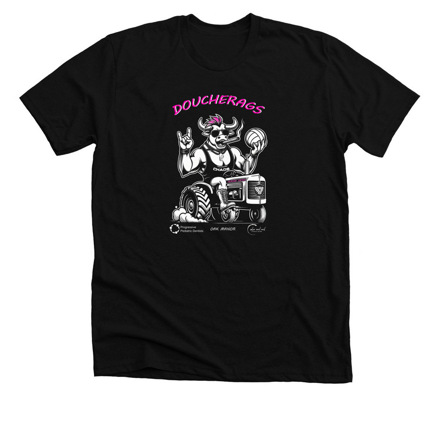 DOUCHERAGS TEAM SHIRT, a Solid Black Blend Premium Unisex Tee
