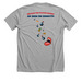 FBN tee&nbsp;, a Athletic Heather Premium Unisex Tee (back-view)