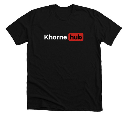 Khorne hub, a Solid Black Blend Premium Unisex Tee