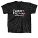 Factor 1 Fighters, a Black Classic Tie Dye Tee