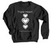 Organ donation awareness&nbsp;, a Black Crewneck Sweatshirt