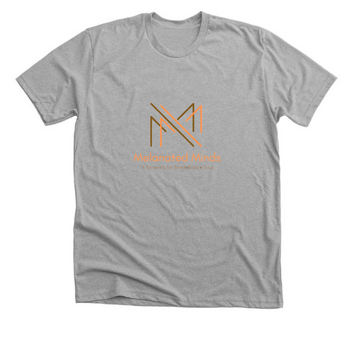 The Melanated Minds Network&nbsp;, a Athletic Heather Premium Unisex Tee