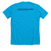 Indivisible Hawai'i Official T-Shirts, a Neon Blue Premium Unisex Tee (back-view)
