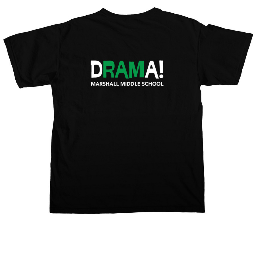 Director, a Black Comfort Colors Unisex Tee (back-view)
