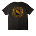 BQF:&nbsp; Brotherhood Above All Tee, a Black Unisex Heavyweight Tee (back-view)