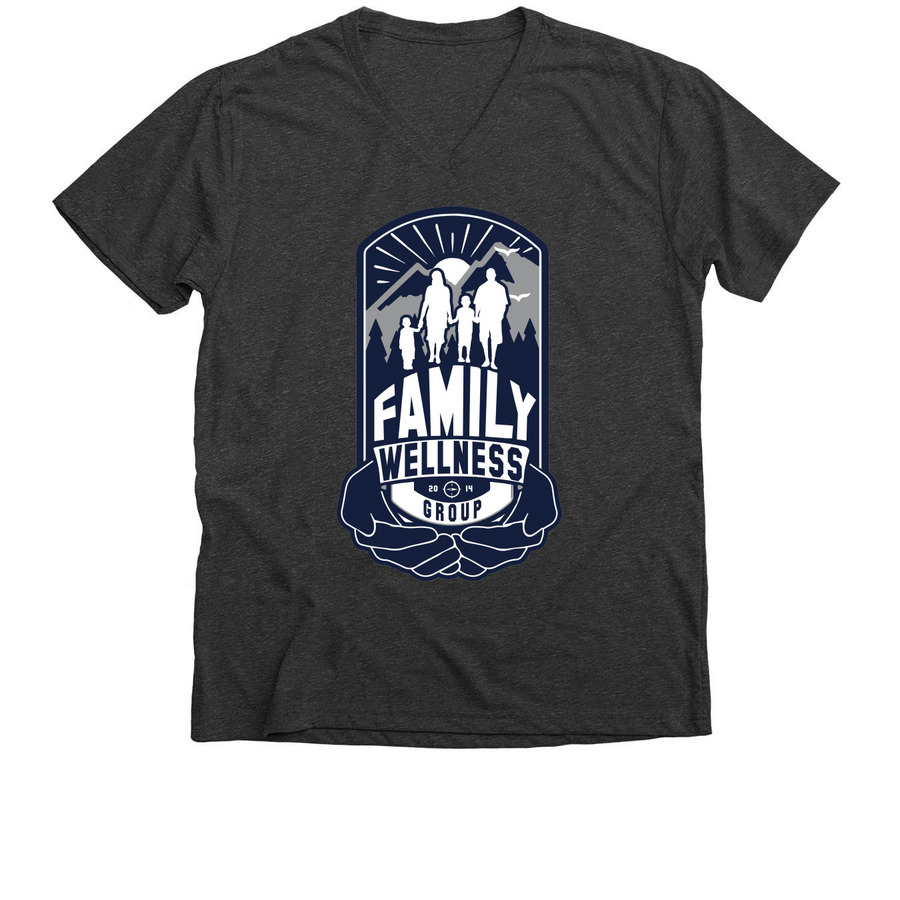 FWG Schwag Store, a Dark Grey Heather Premium V-Neck Tee