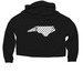 NC for Palestine Keffiyeh Hoodie, a Black Women?s Lightweight Cropped Hoodie