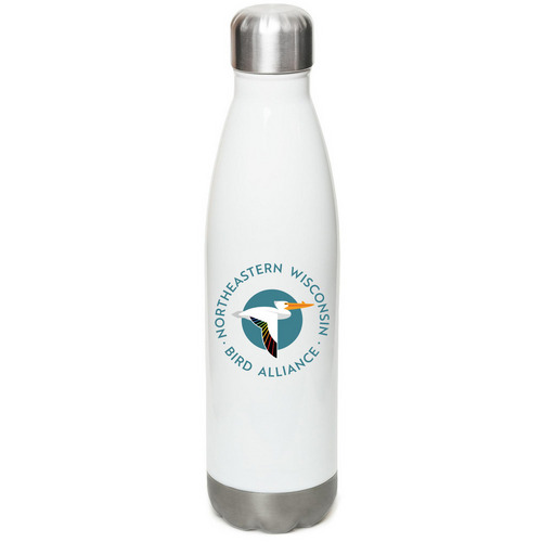 Water Bottle - Stainless Steel, a White Stainless Steel Water Bottle