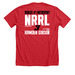 S11 Kamden Gibson Shirt, a Heather Red Premium Unisex Tee (back-view)