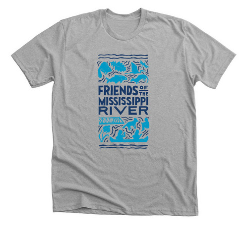 Our River Shirt, a Athletic Heather Premium Unisex Tee