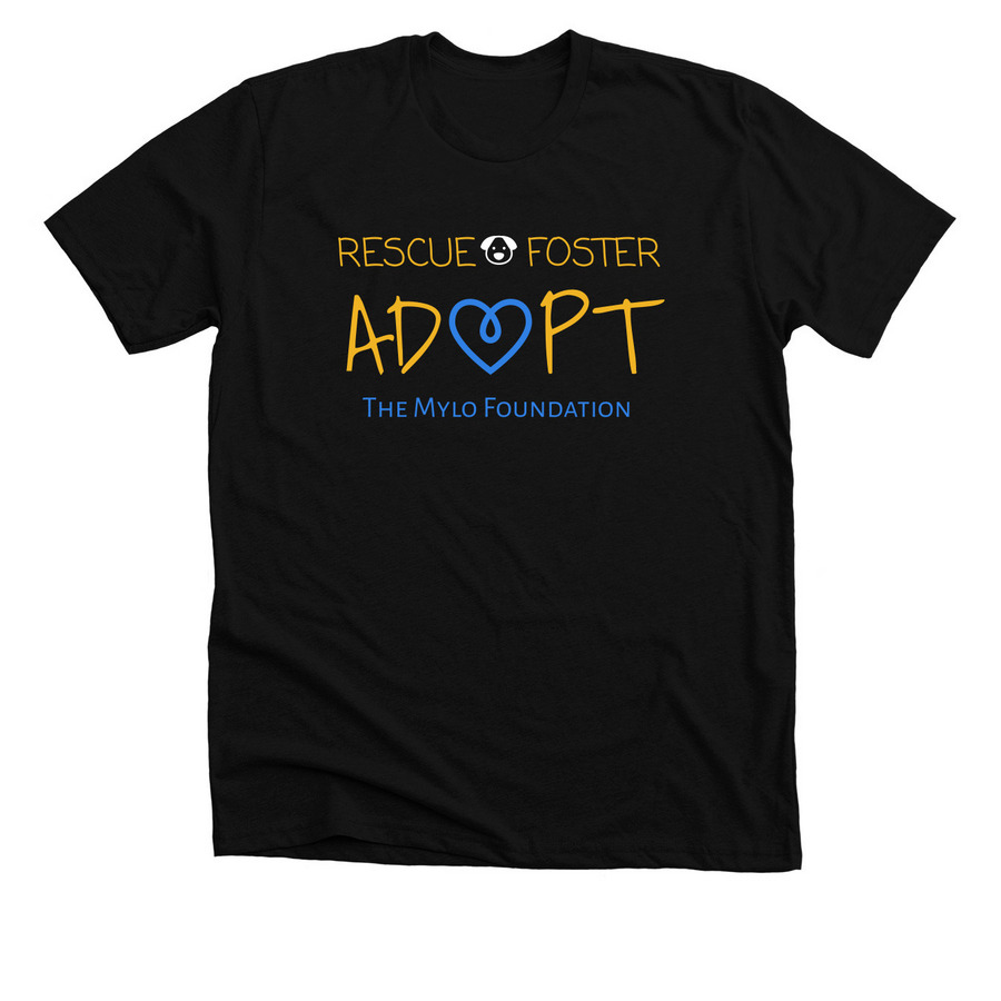 Mylo Rescue Fundraiser, a Solid Black Blend Premium Unisex Tee